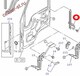 8978521115 -> Направляющая стекла двери NPR/NQR: 4HK1